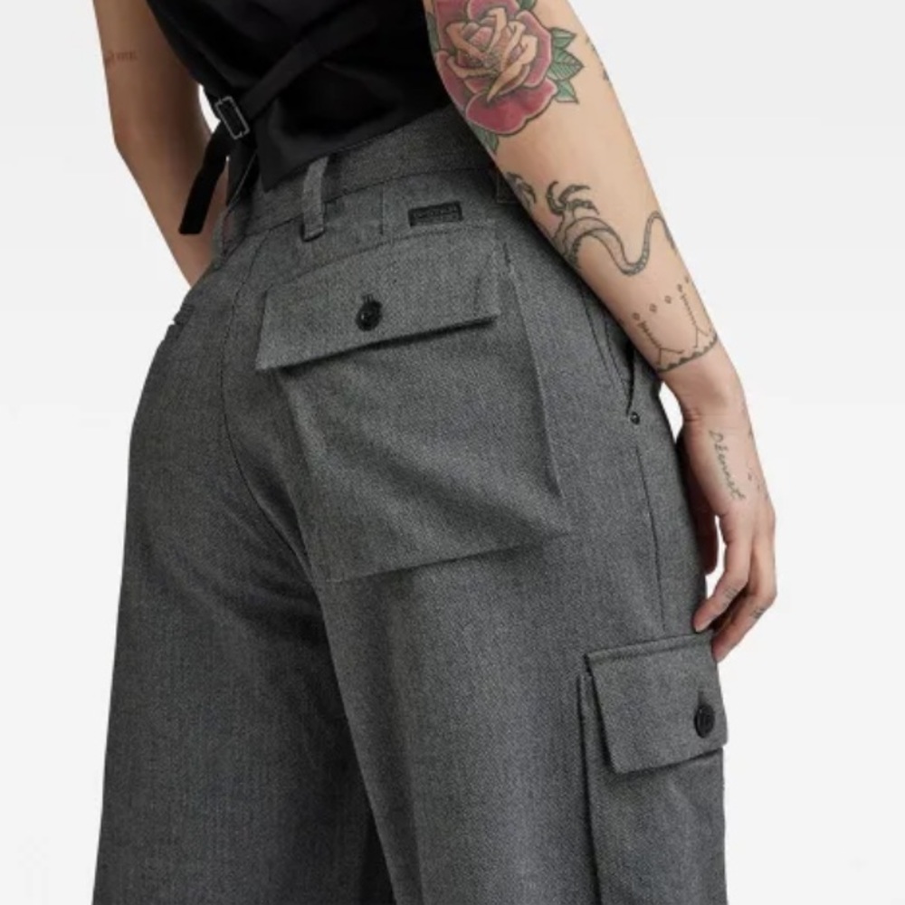 G-Star Herringbone Cargo Pants - Picture 4 of 13